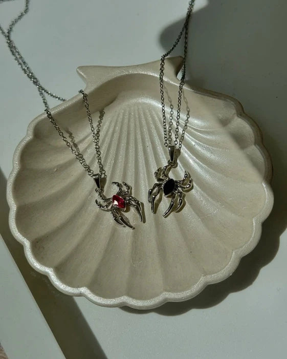 Spiderman & Women Matching Pendant