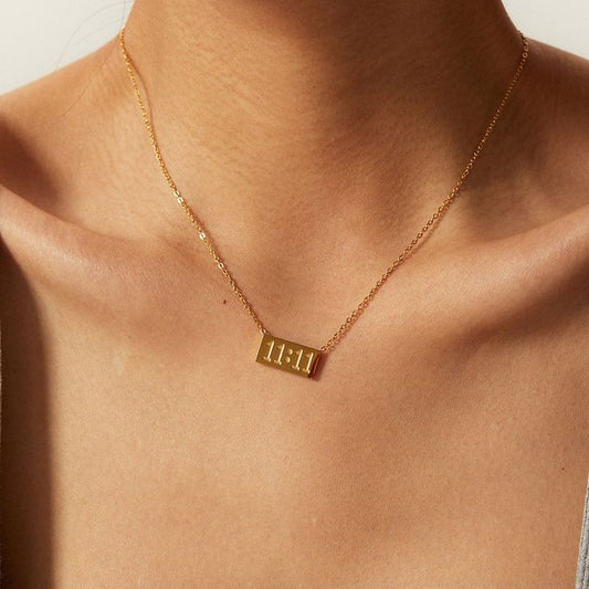 11:11 Gold Necklace