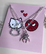 Spiderman X Hello Kitty BFF Necklace