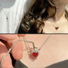 Forever in my heart couple necklace set