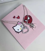 Spiderman X Hello Kitty BFF Necklace