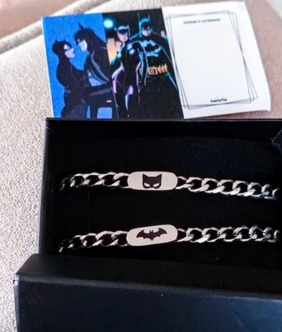 Cat woman X Batman Couple Bracelets