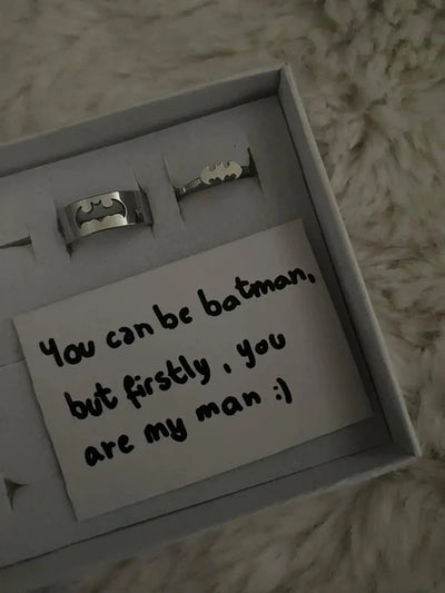 Batman & Cat-Women matching ring