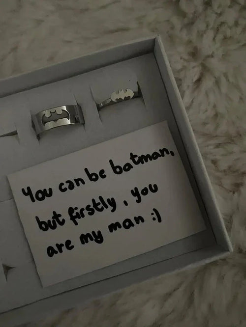 Batman & Cat-Women Matching Ring