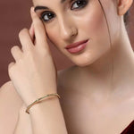 Women Gold-Plated Cuff Bracelet