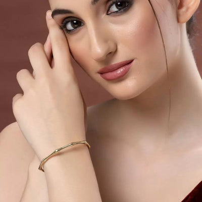 Women Gold-Plated Cuff Bracelet