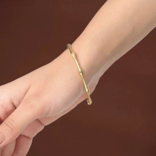 Women Gold-Plated Cuff Bracelet