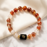 Virgo Zodiac Natural Gemstone Bracelet