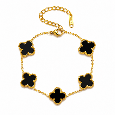 Black Clover Charm Bracelet