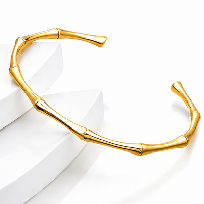 Women Gold-Plated Cuff Bracelet