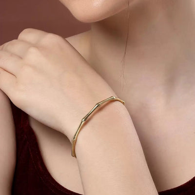 Women Gold-Plated Cuff Bracelet