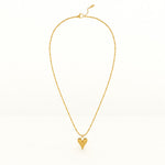 Heart Ball Chain Pendant Necklace